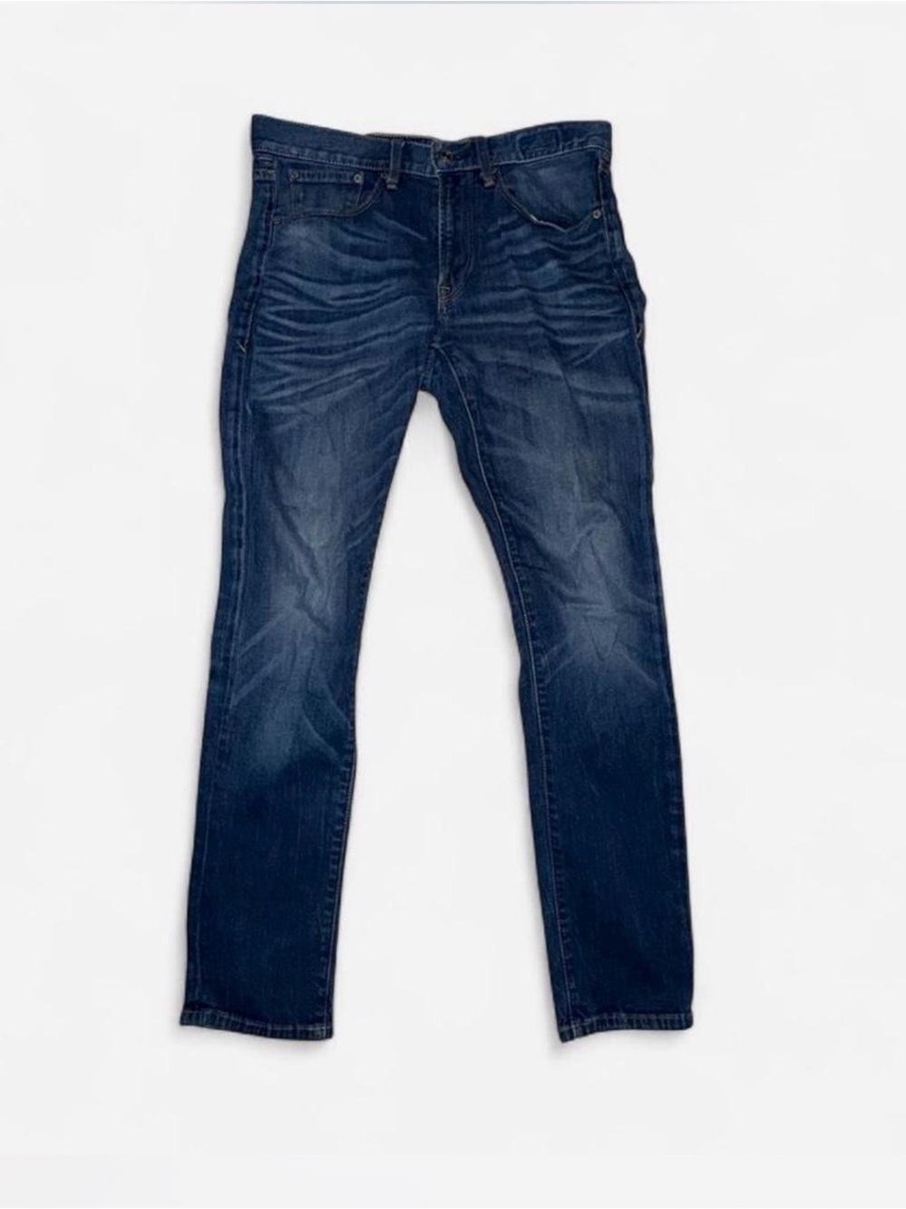 Express Men's Navy Slim Straight Jeans